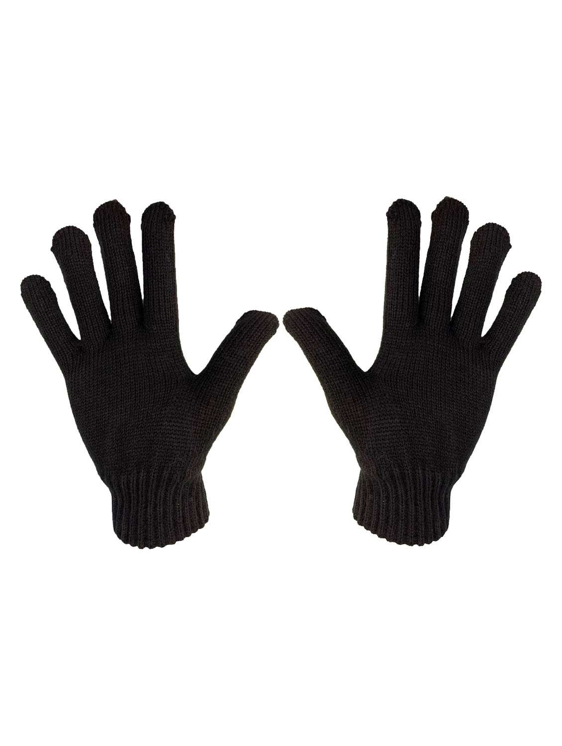 men black combos pack of self design gloves - 20605208 -  Standard Image - 1