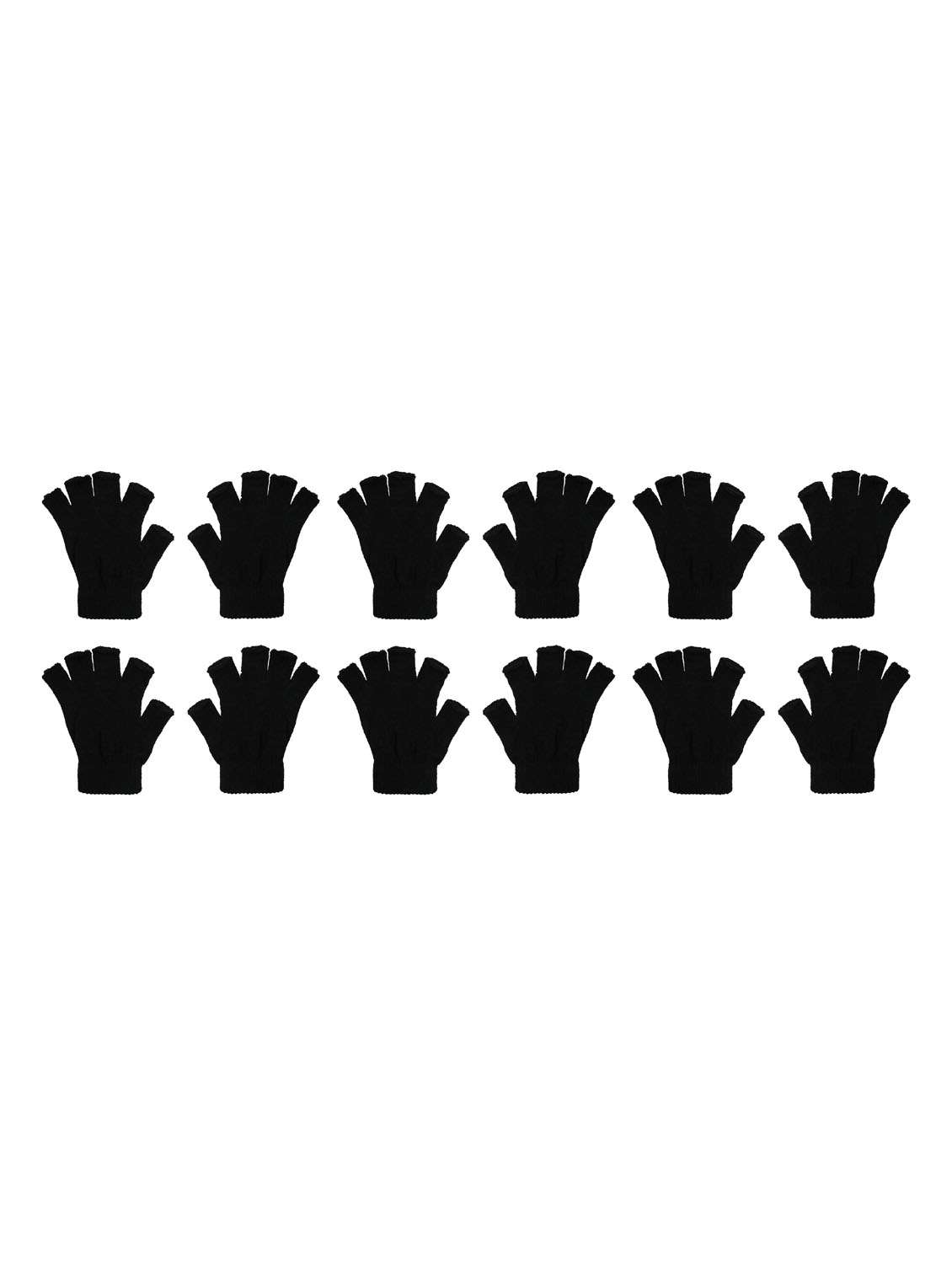 men black combos pack of self design gloves - 20605212 - Standard Image - 1