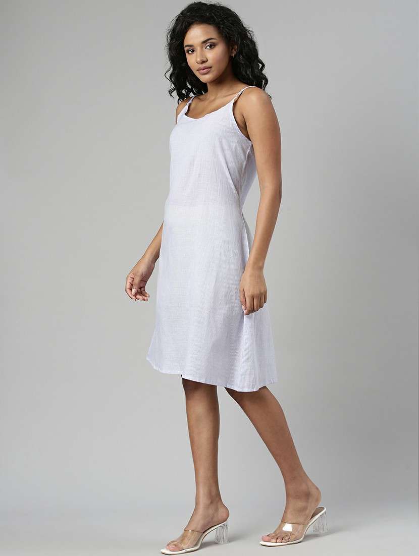 women lavender striped tiered maxi dress - 20605234 -  Standard Image - 1