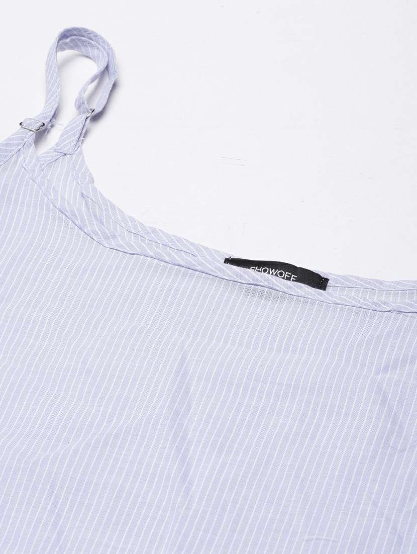 women lavender striped tiered maxi dress - 20605234 -  Standard Image - 6