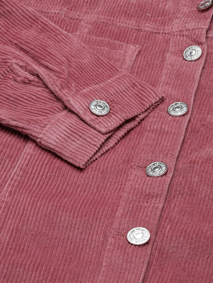 women solid collared shirt dress - 20605266 - Standard Image - 6