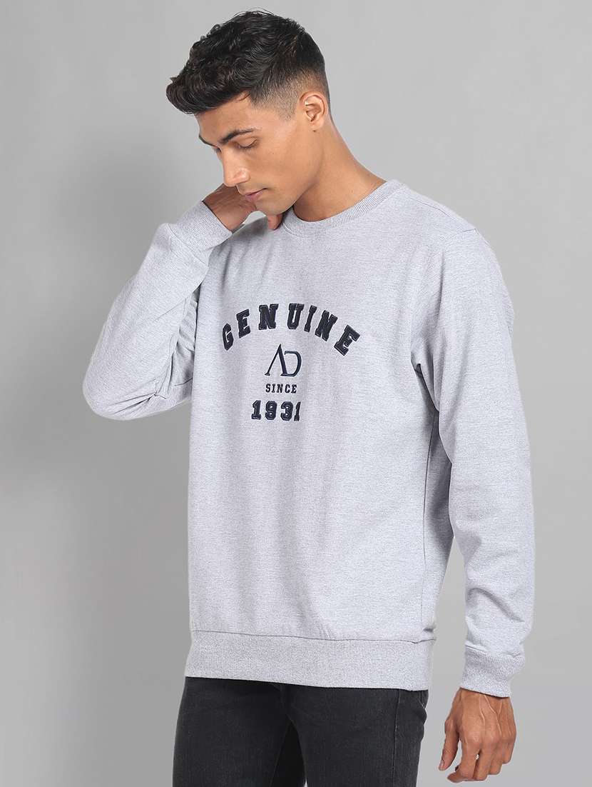 men front embroidery detailed sweatshirt - 20609246 -  Standard Image - 1