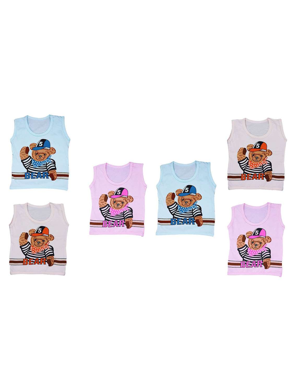 kids printed vest and brief combo - 20609495 -  Standard Image - 1