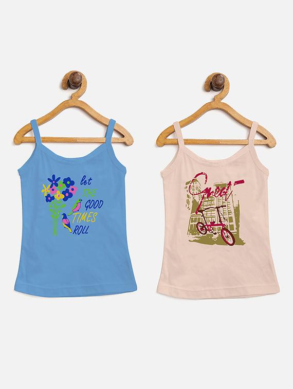 girls multi-colored slip and brief combo - 20609694 - Standard Image - 1