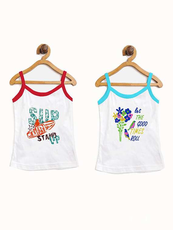 kids printed slip and bloomers combo - 20609720 -  Standard Image - 1