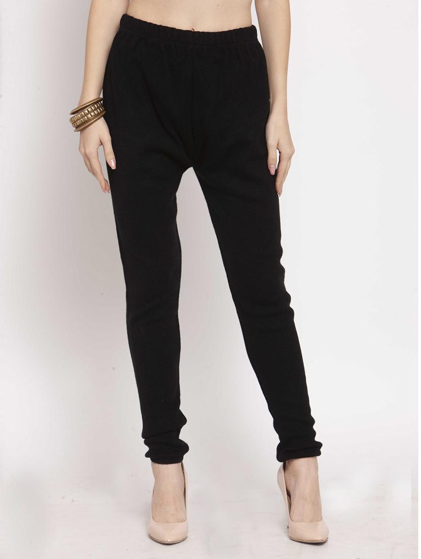 women set of 2 multi coloured woollen leggings - 20609903 -  Standard Image - 1