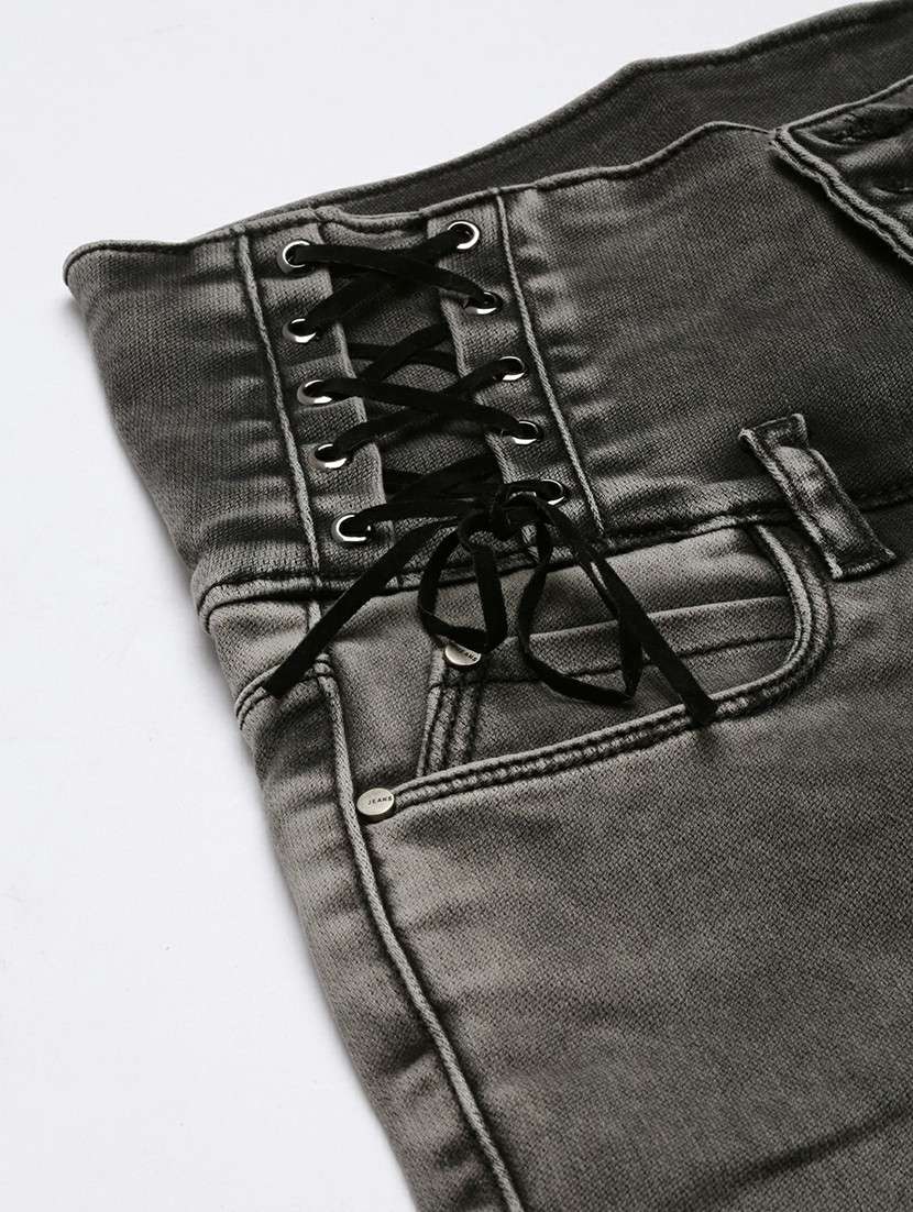 women's plain slim fit jeans - 20610446 -  Standard Image - 6