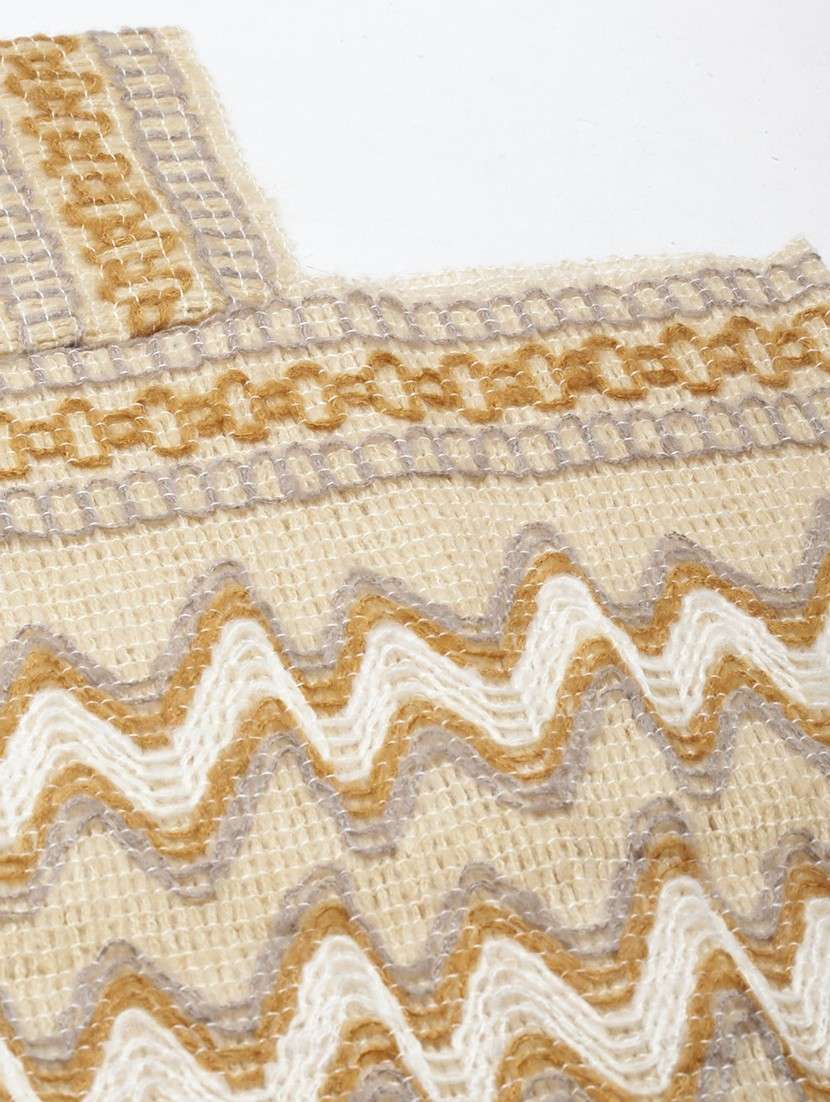 women multi color self designed poncho - 20610578 -  Standard Image - 6