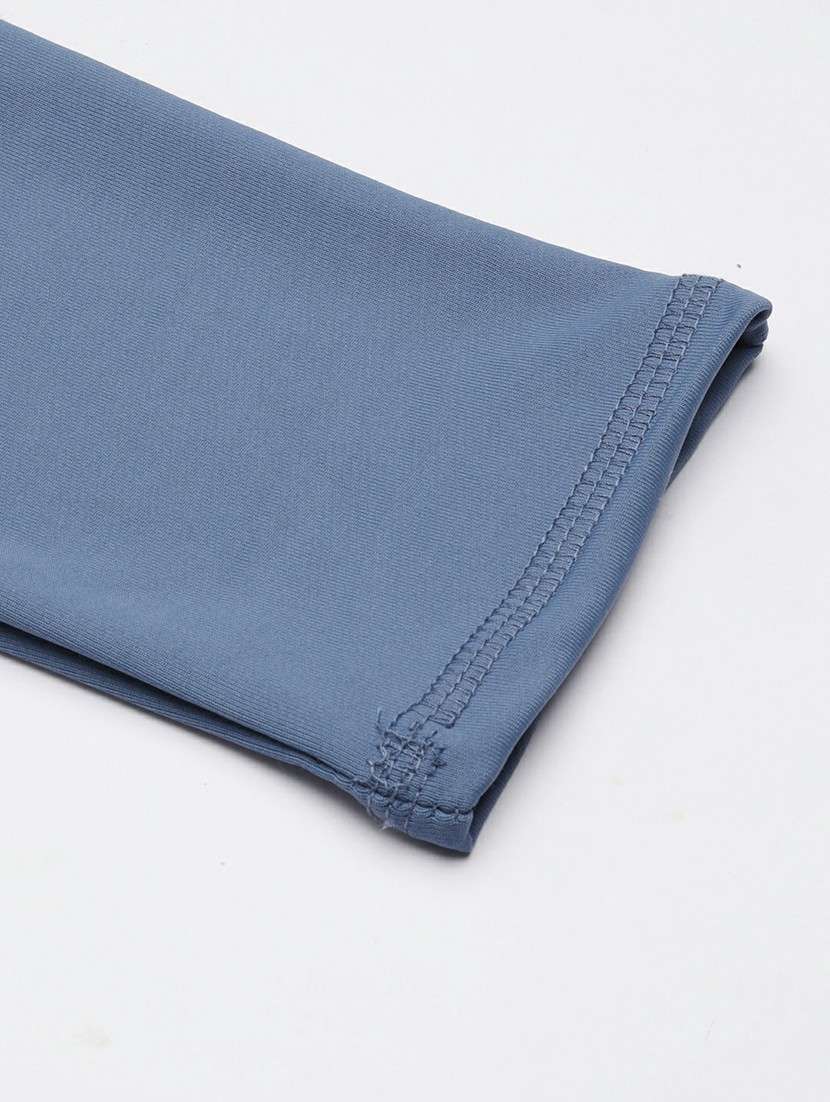 women high rise solid track pant - 20610722 -  Standard Image - 6