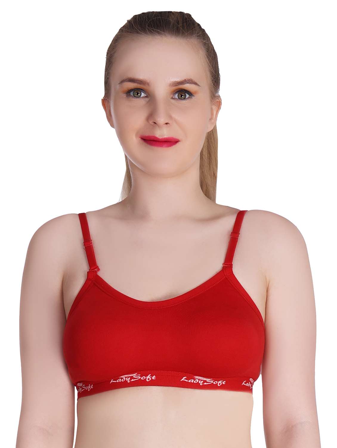 women pack of 2 solid sports bra - 20611122 -  Standard Image - 1