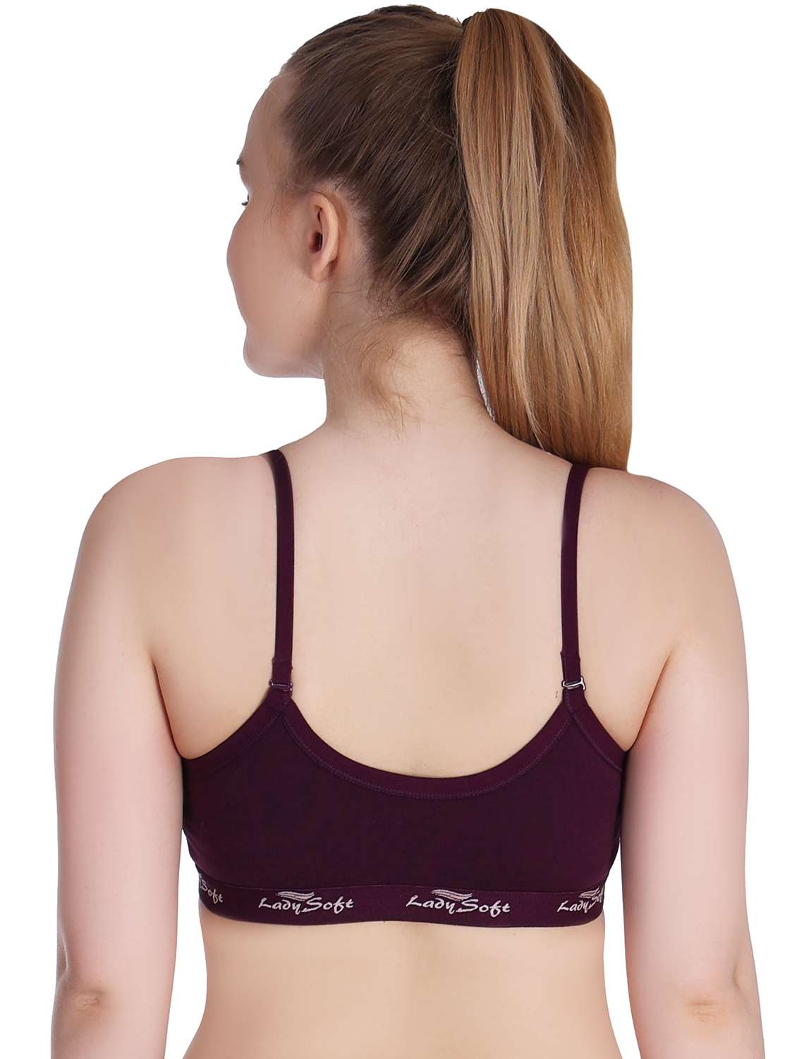 women pack of 3 solid sports bra - 20611130 -  Standard Image - 4