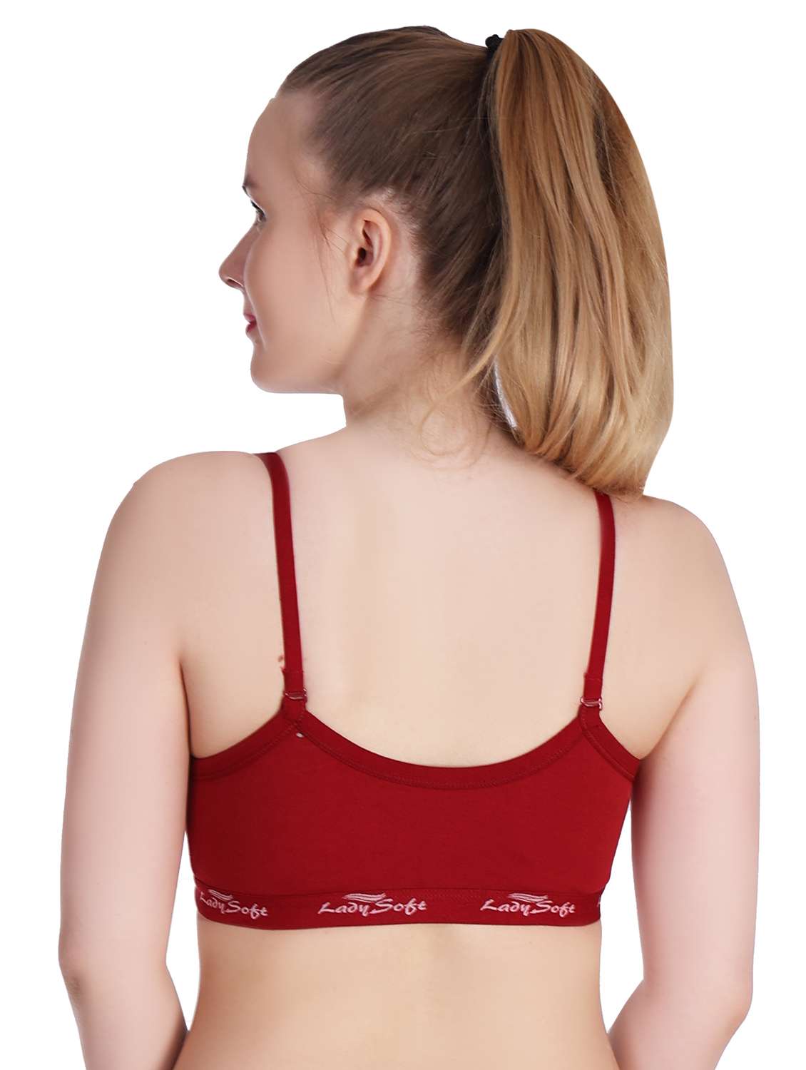 women pack of 3 solid sports bra - 20611136 -  Standard Image - 4