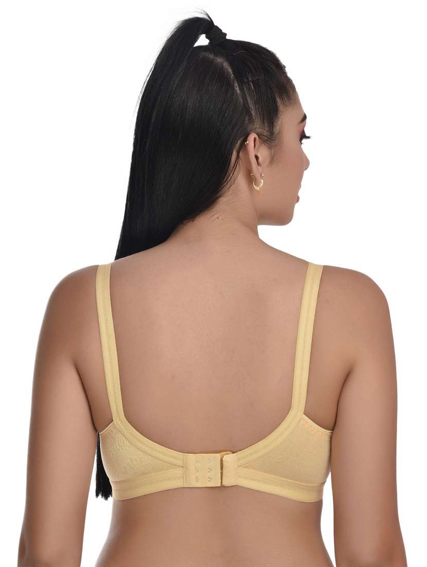 multi colored cotton blend regular bra - 20611215 -  Standard Image - 4