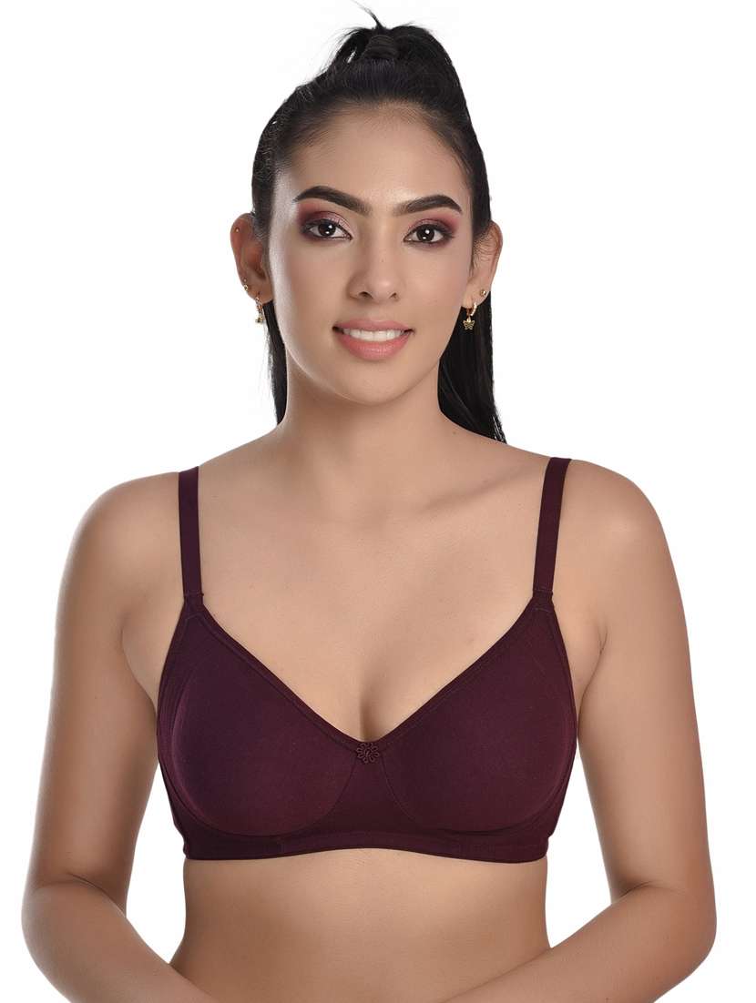 pack of 3 solid bras  - 20611460 -  Standard Image - 1