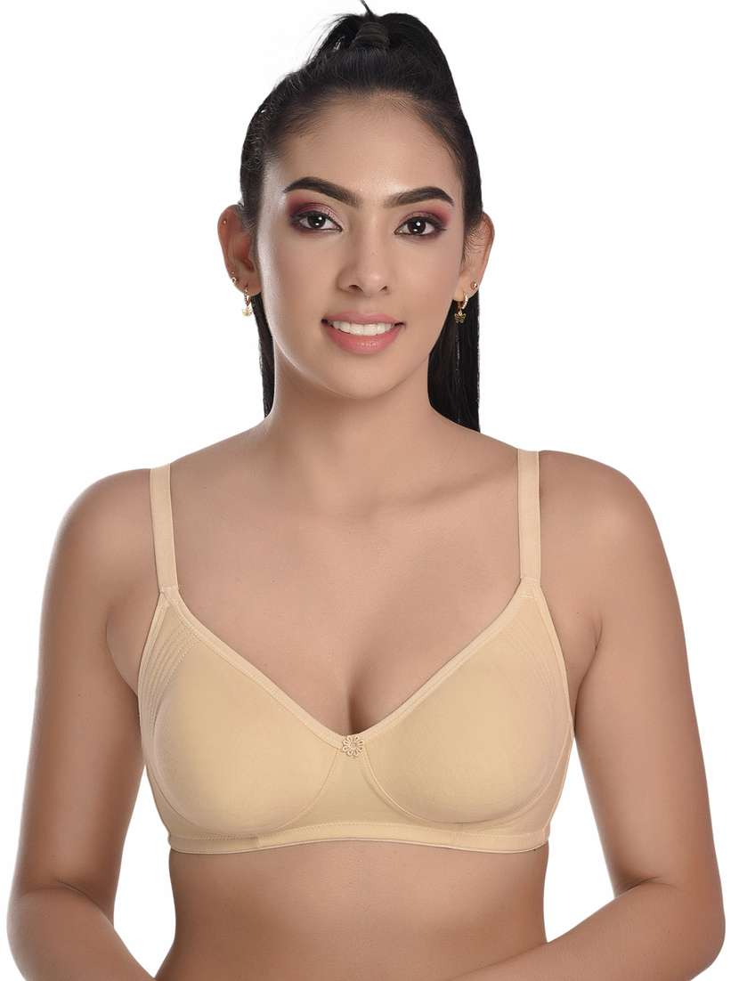 pack of 3 solid bras  - 20611477 -  Standard Image - 1
