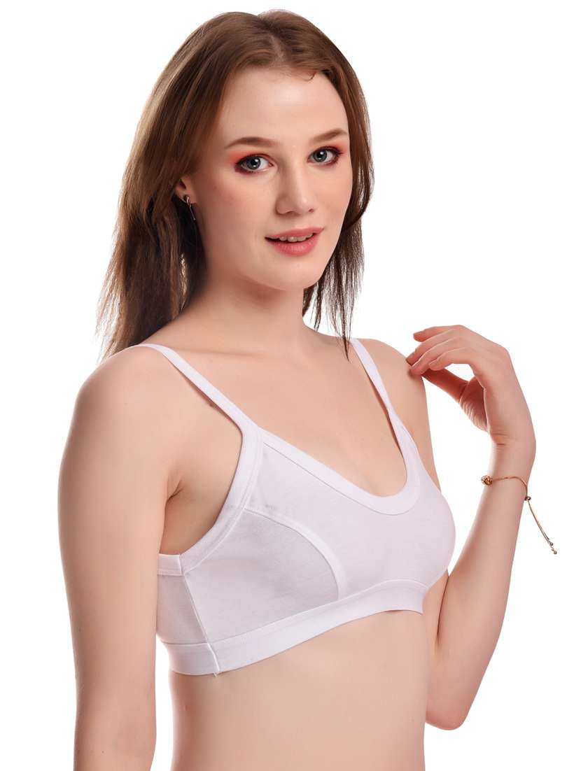 pack of 3 solid bras  - 20611512 -  Standard Image - 1