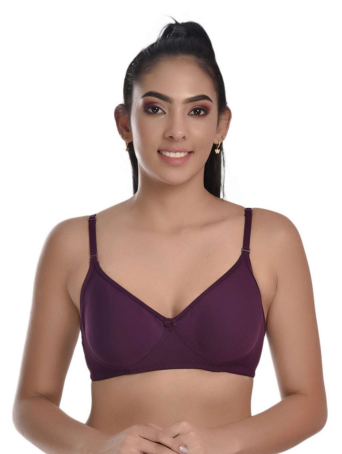 pack of 3 solid bras  - 20611599 -  Standard Image - 1