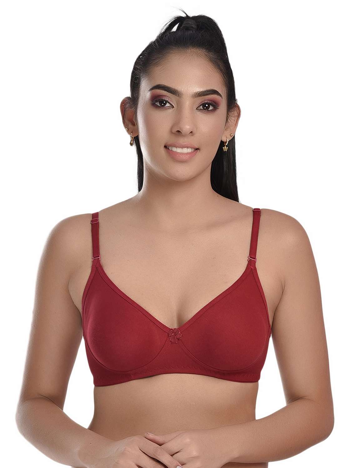 pack of 3 solid bras  - 20611604 -  Standard Image - 1
