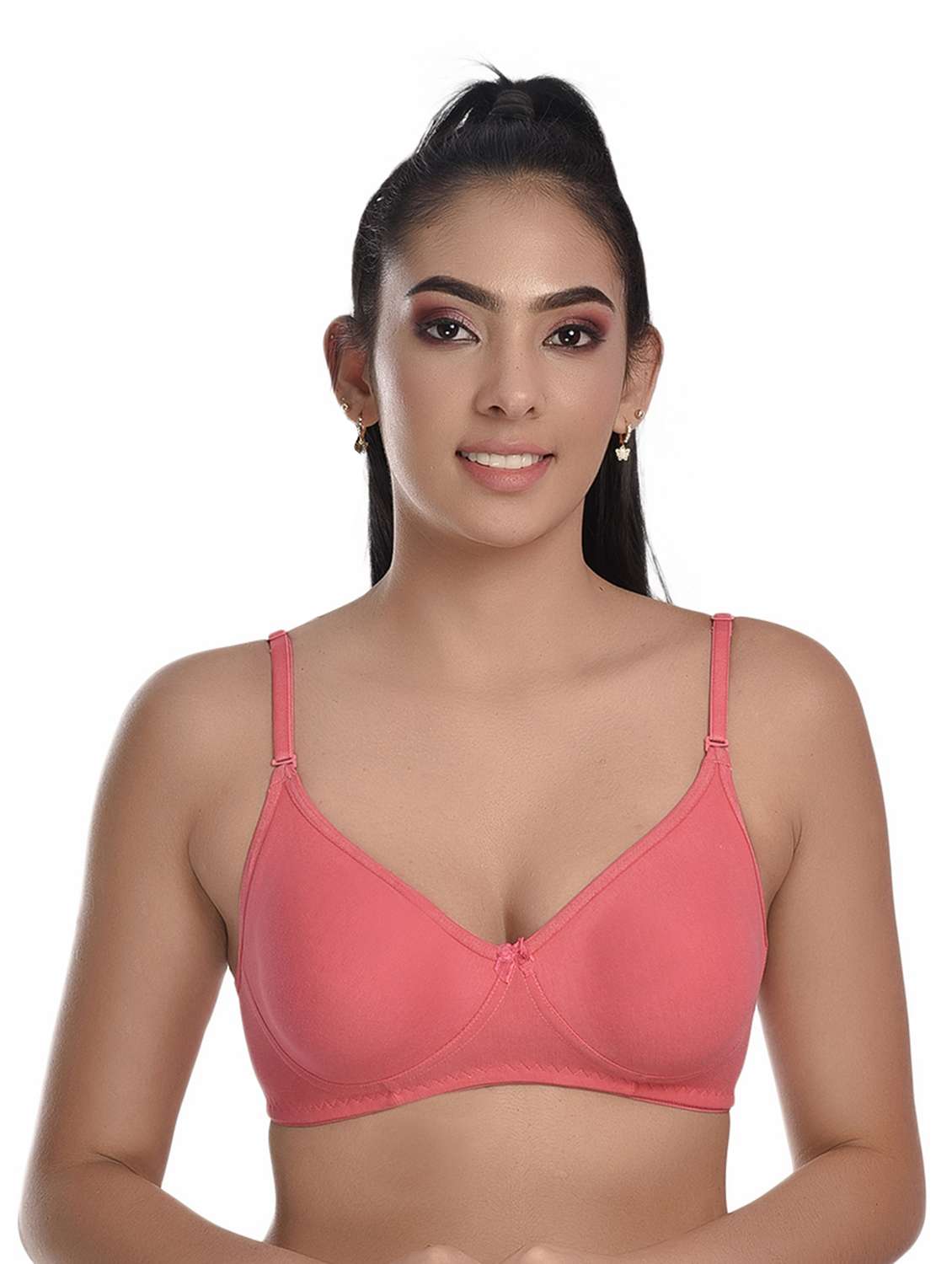 pack of 3 solid bras  - 20611608 -  Standard Image - 1