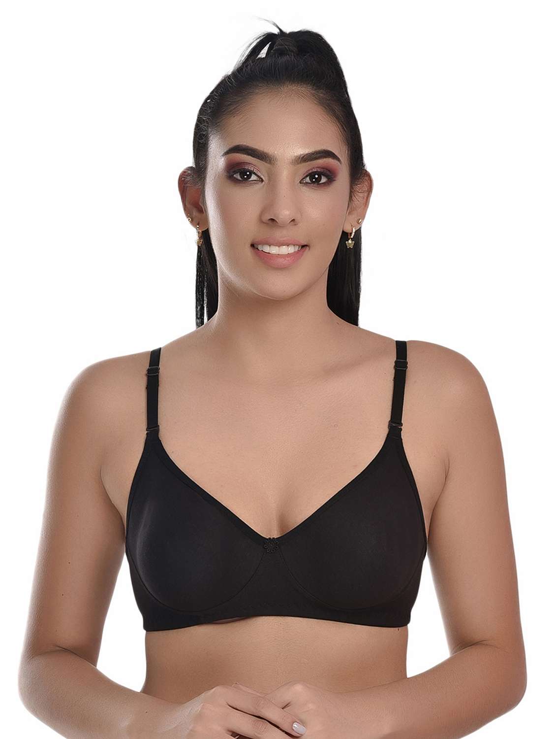pack of 3 solid bras  - 20611612 -  Standard Image - 1