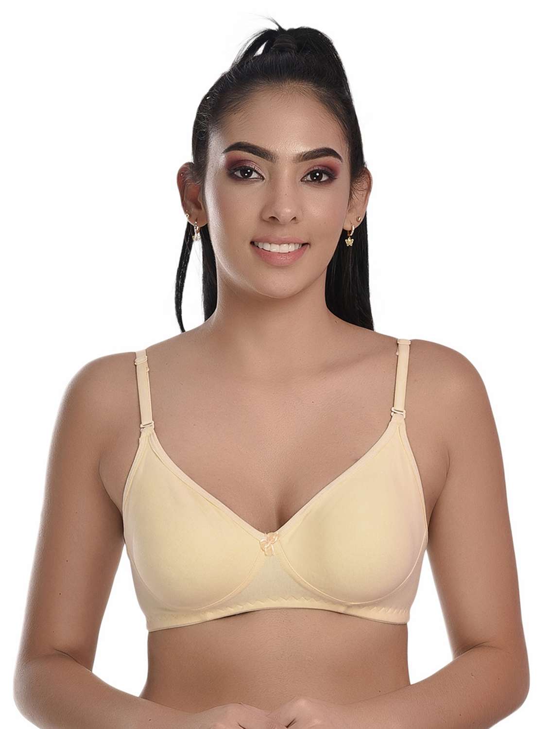 pack of 3 solid bras  - 20611616 -  Standard Image - 1