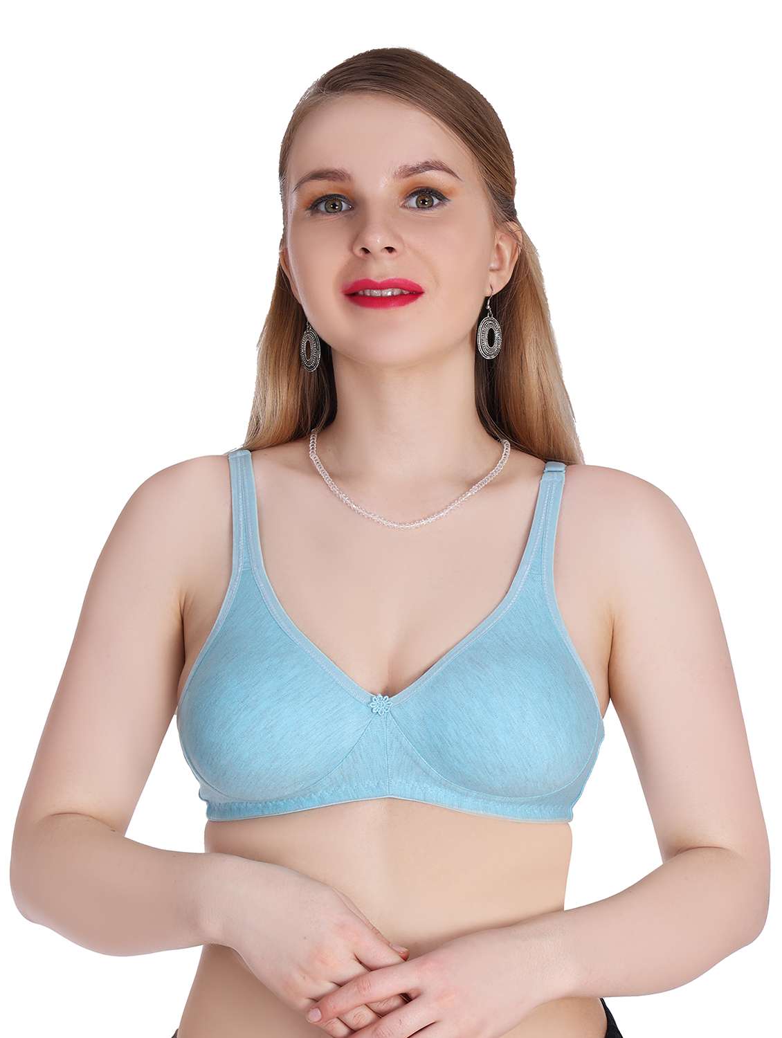 pack of 3 solid bras  - 20611646 -  Standard Image - 1