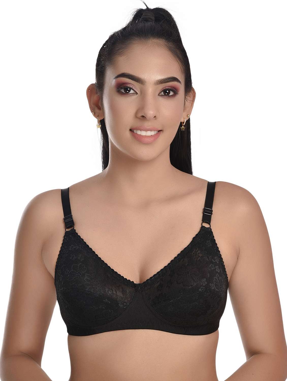 pack of 3 solid bras  - 20611756 -  Standard Image - 1