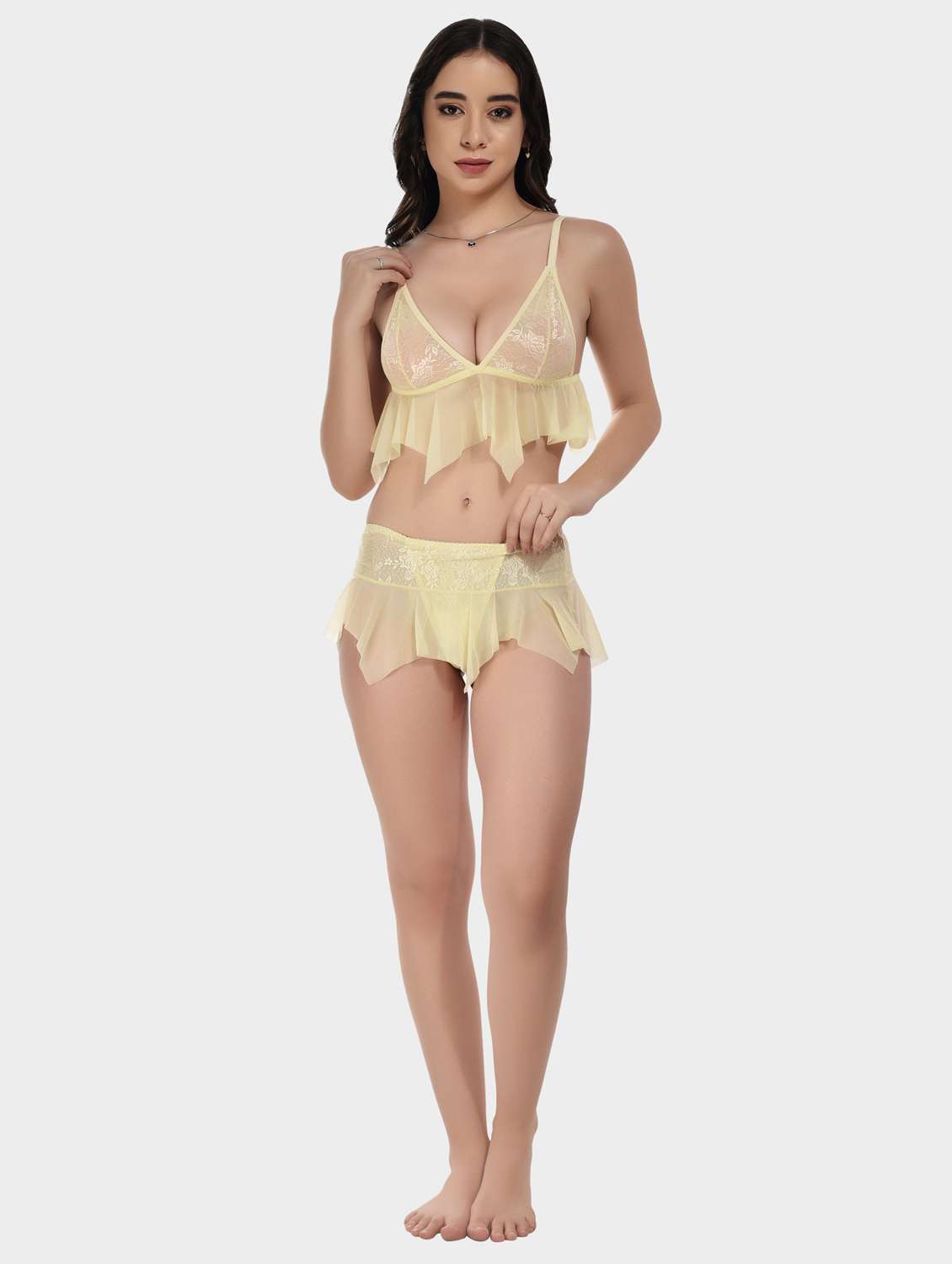 pack of 2 bralette and thongs set - 20611933 -  Standard Image - 4