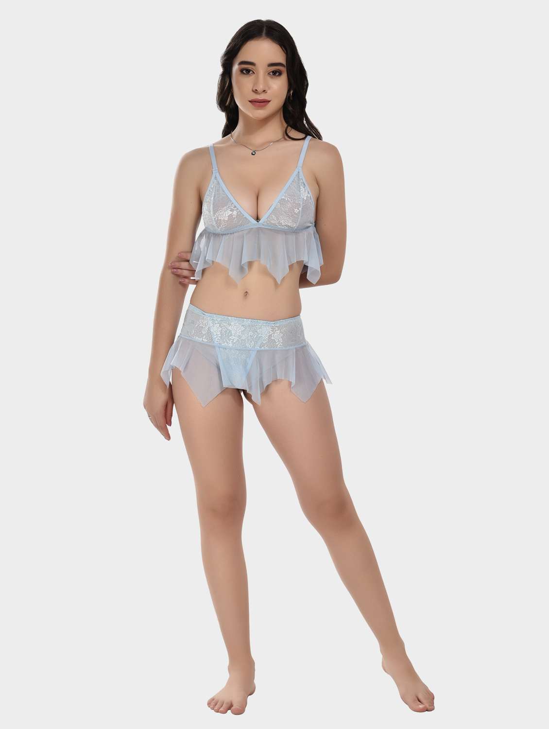 pack of 2 bralette and thongs set - 20611934 -  Standard Image - 4