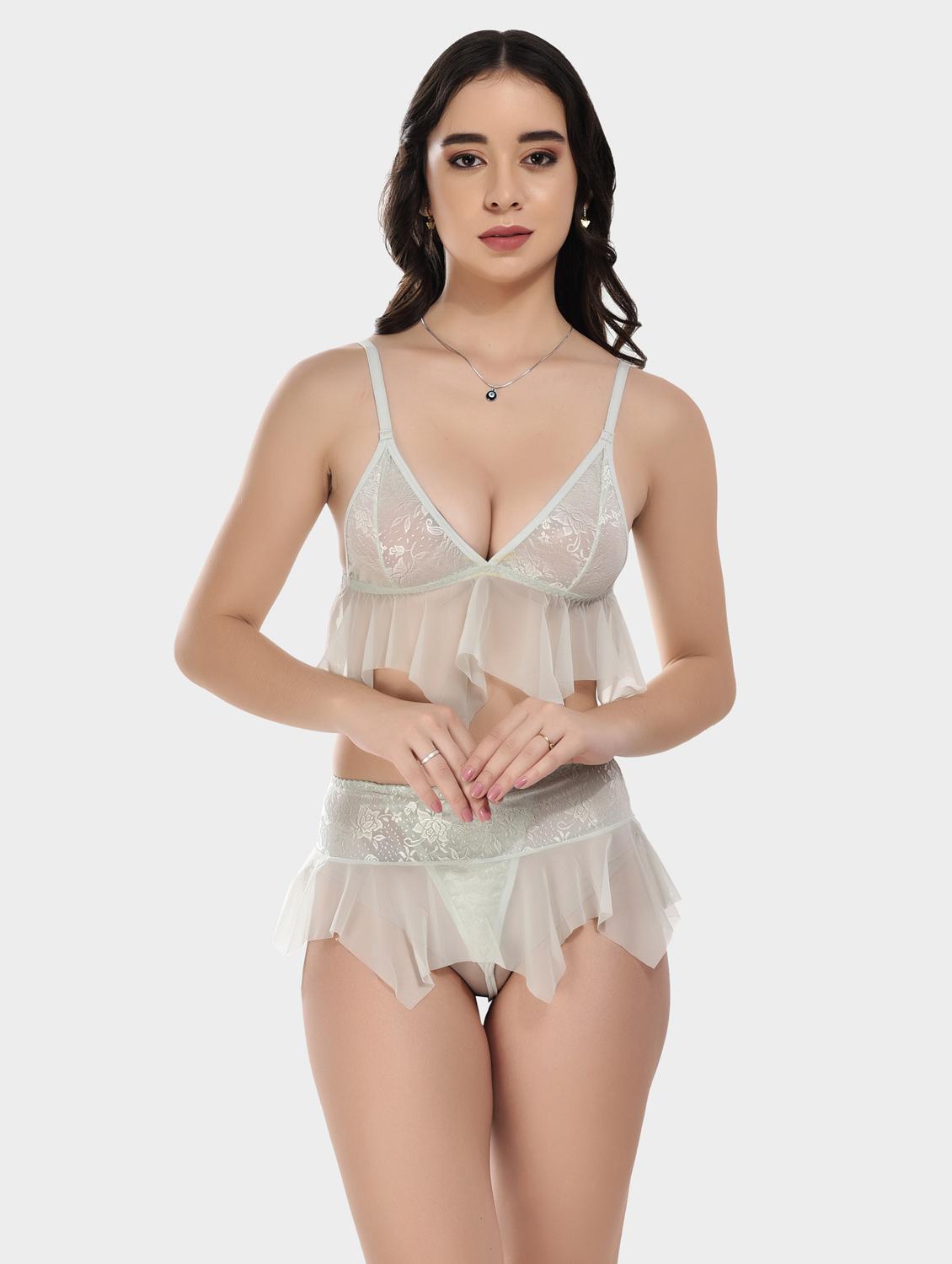 pack of 2 bralette and thongs set - 20611938 -  Standard Image - 1