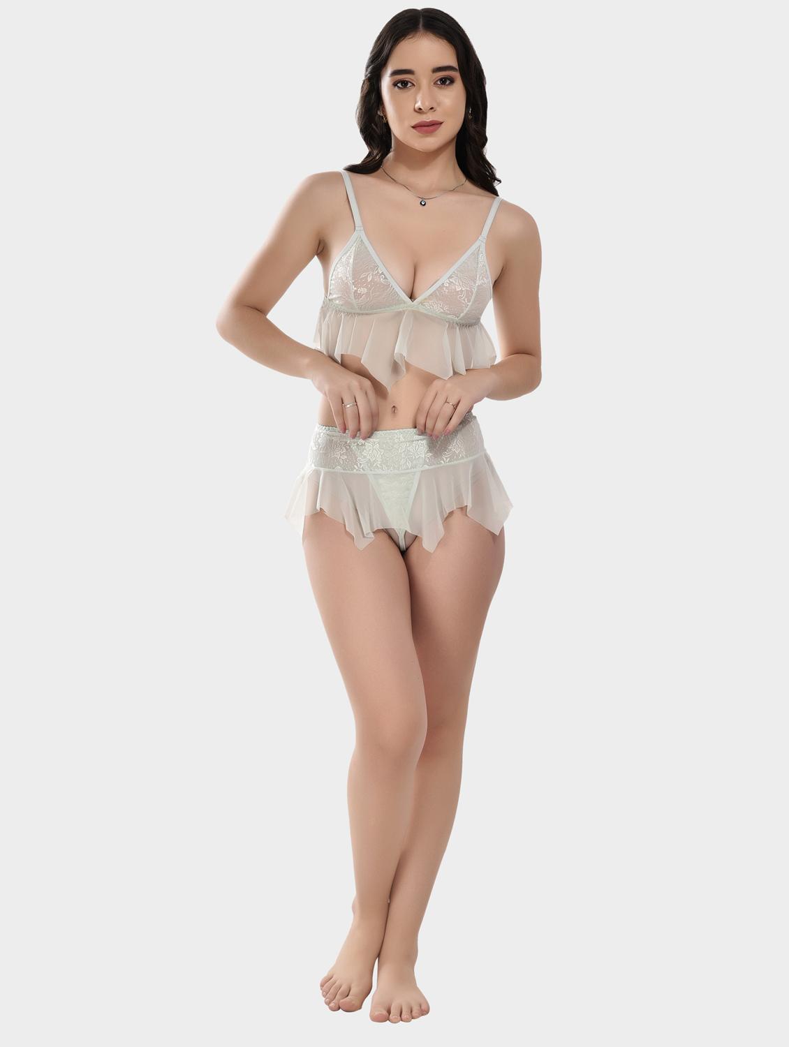pack of 2 bralette and thongs set - 20611938 - Standard Image - 4