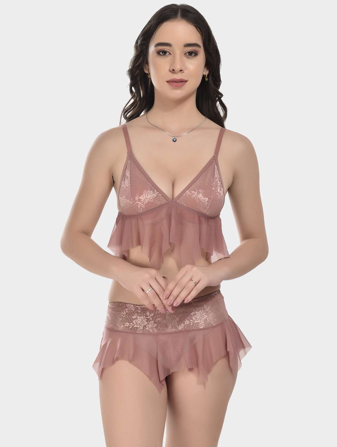 pack of 2 bralette and thongs set - 20611944 -  Standard Image - 1