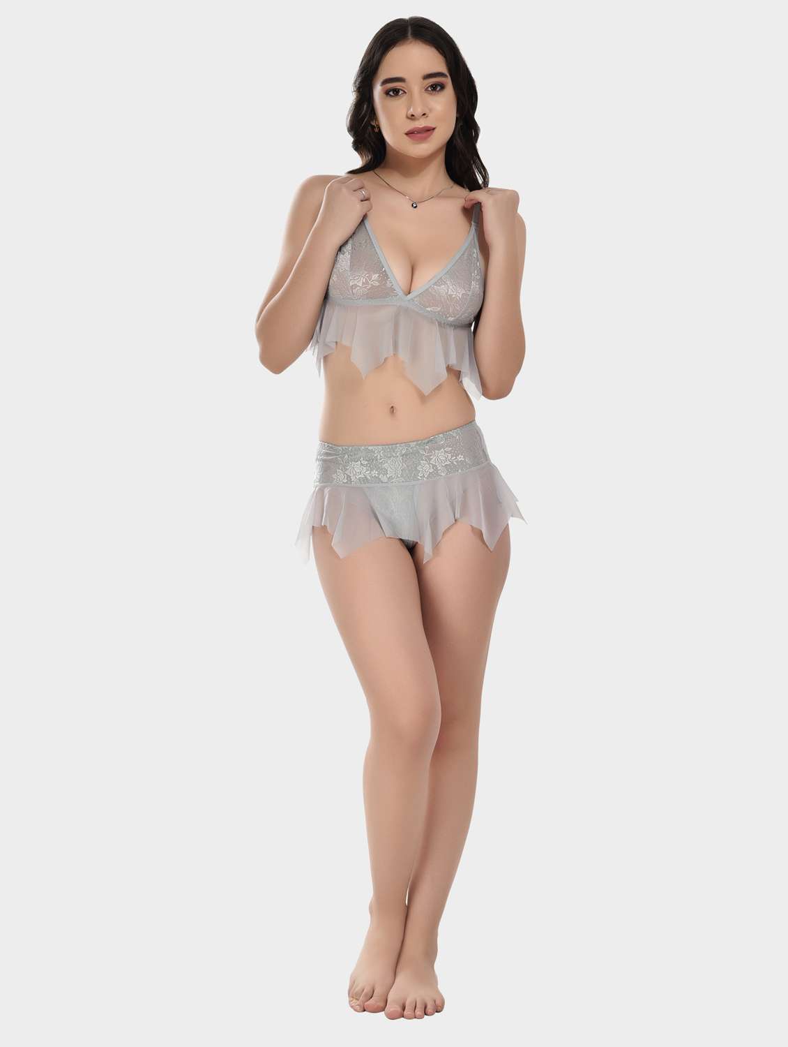 pack of 2 bralette and thongs set - 20611944 -  Standard Image - 4