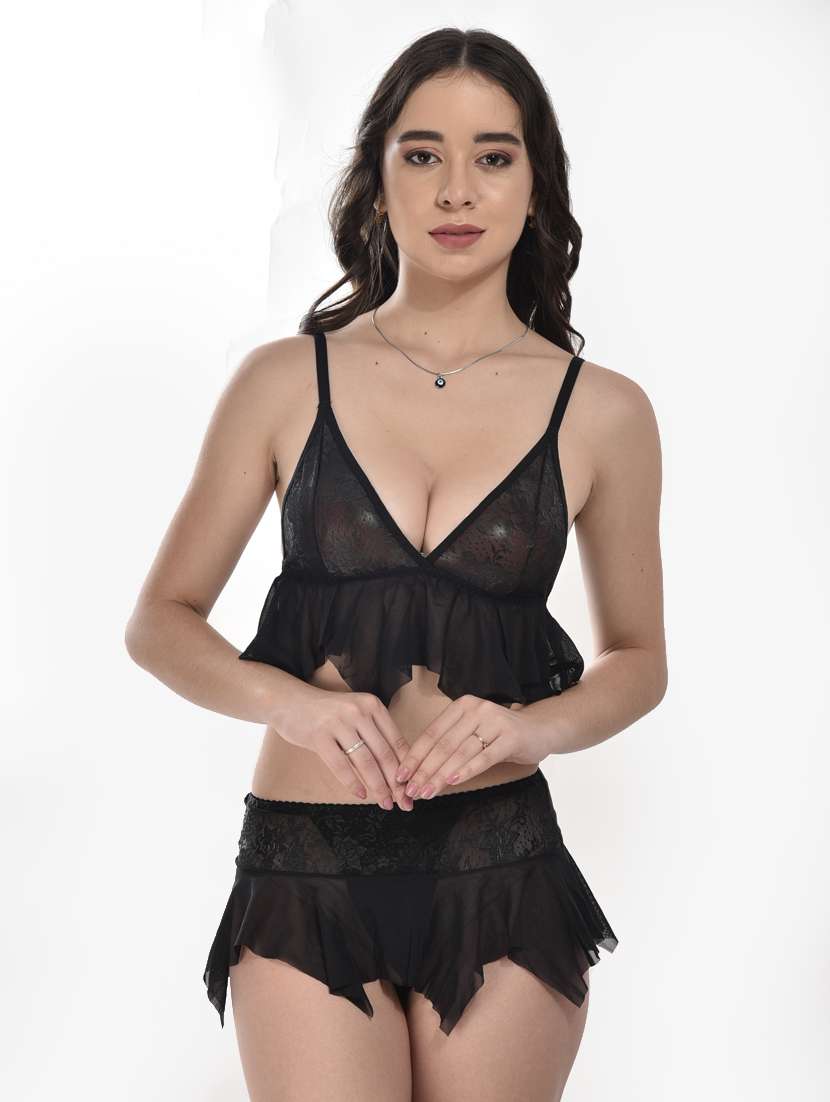 set of 2 bras and panty set - 20611947 -  Standard Image - 1