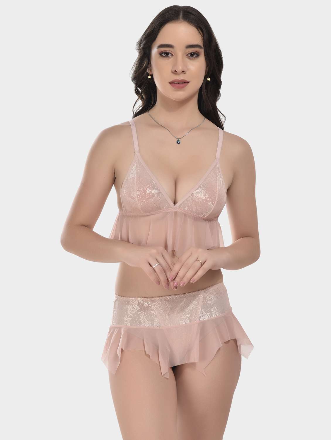 women set of 2 bras and panty  - 20611957 -  Standard Image - 1