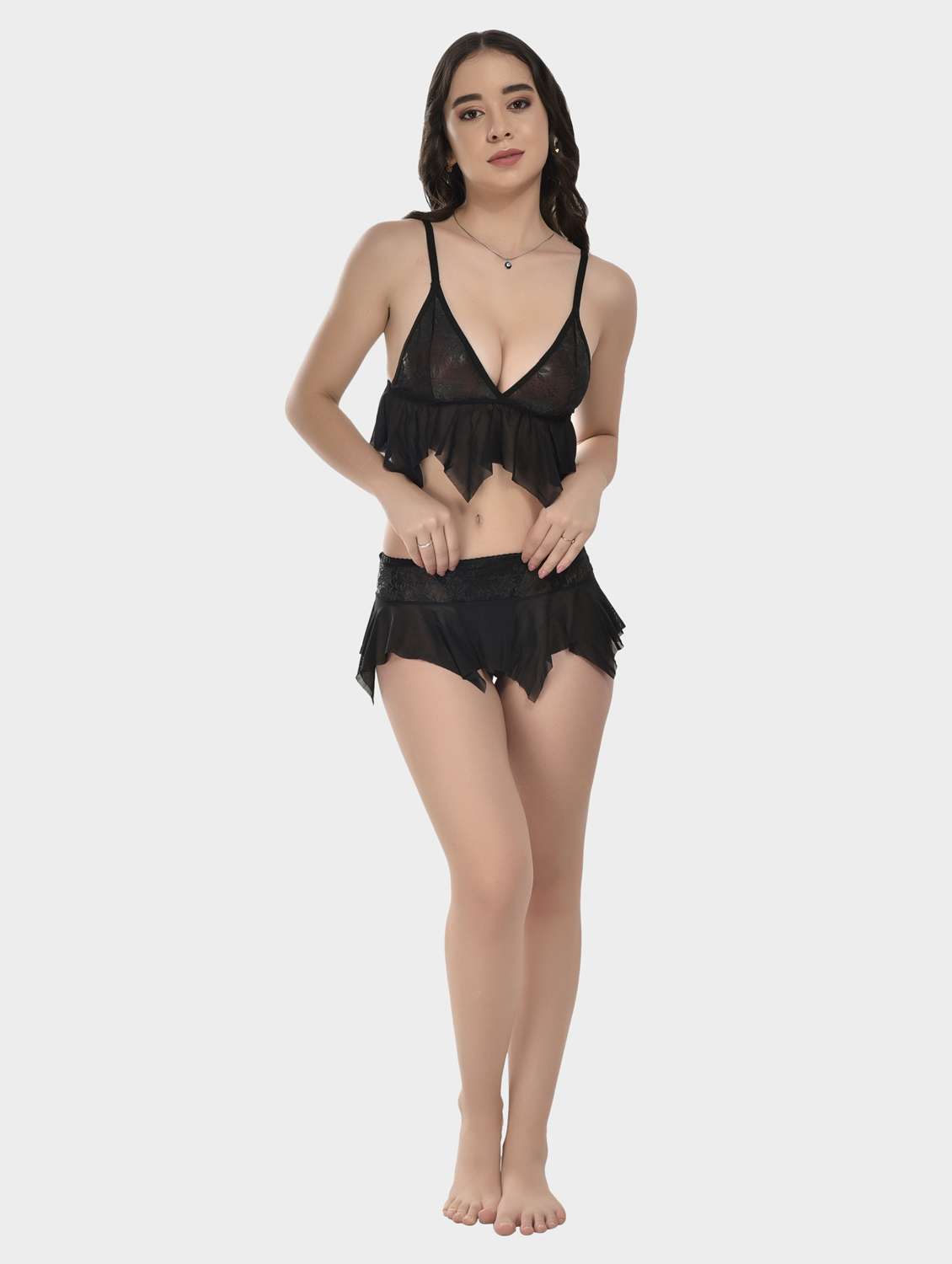 pack of 2 bralette and thongs set - 20611962 -  Standard Image - 4