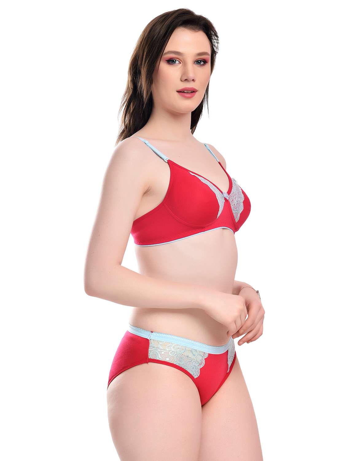 women set of 2 bras and panty  - 20612079 -  Standard Image - 1