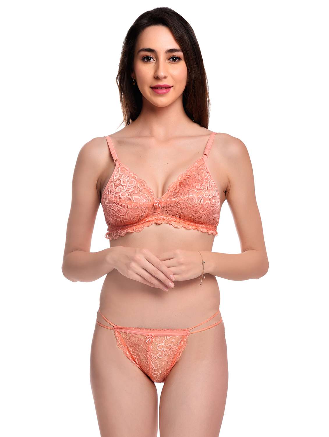 women set of 2 bras and panty  - 20612111 -  Standard Image - 1