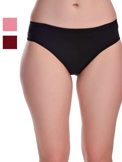 pack of 3 solid hipster panties - 20612141 - Standard Image - 0