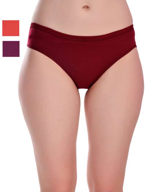 pack of 3 solid hipster panties - 20612174 -  Standard Image - 0