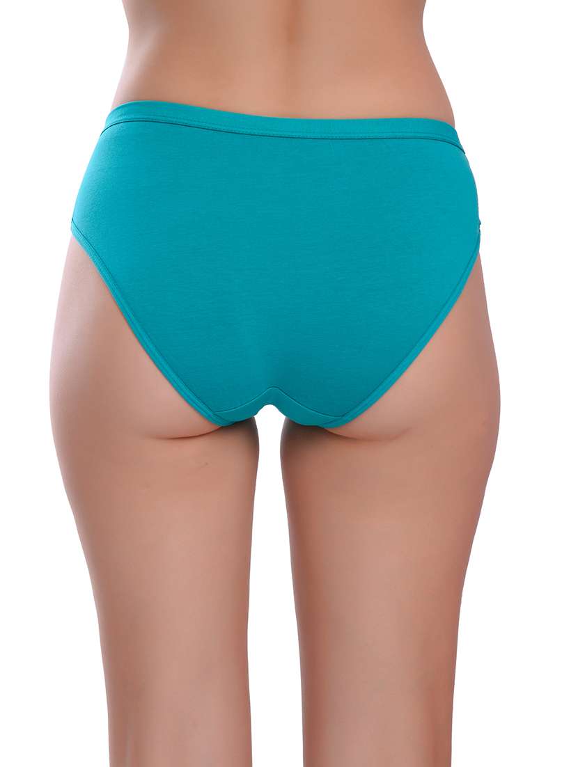 multi colored lycra hipster panty - 20612191 -  Standard Image - 6