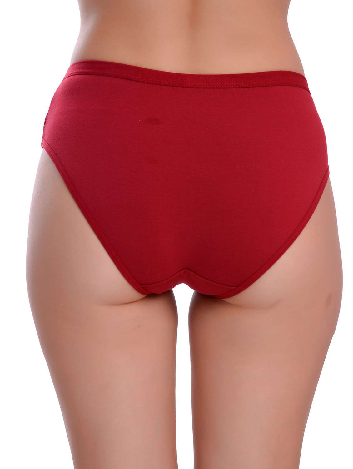 maroon lycra hipster panty - 20612349 -  Standard Image - 1