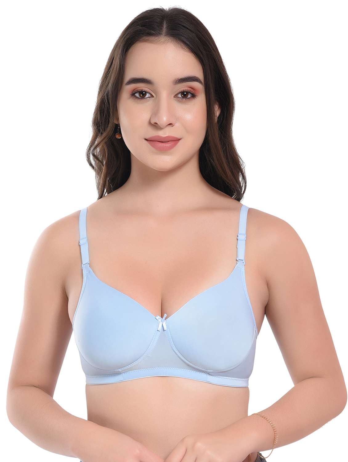 purist blue lycra push up bra