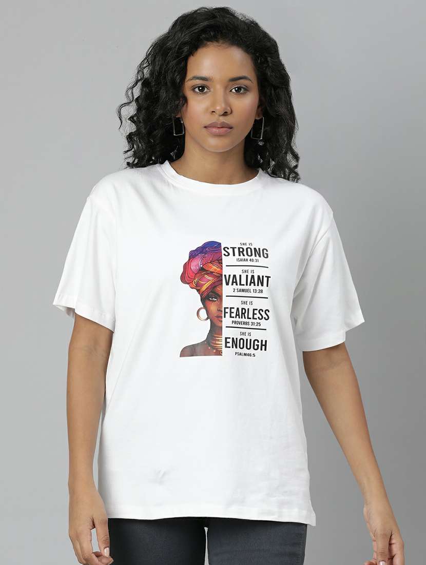 women white graphic boxy t-shirt