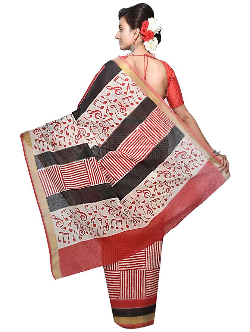 women multi color printed saree with blouse - 20614010 -  Standard Image - 1