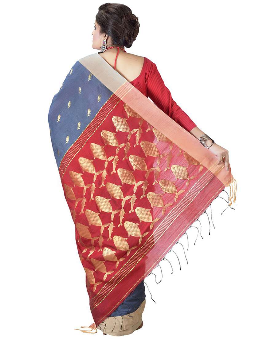 women's banarasi saree with blouse - 20614091 -  Standard Image - 1