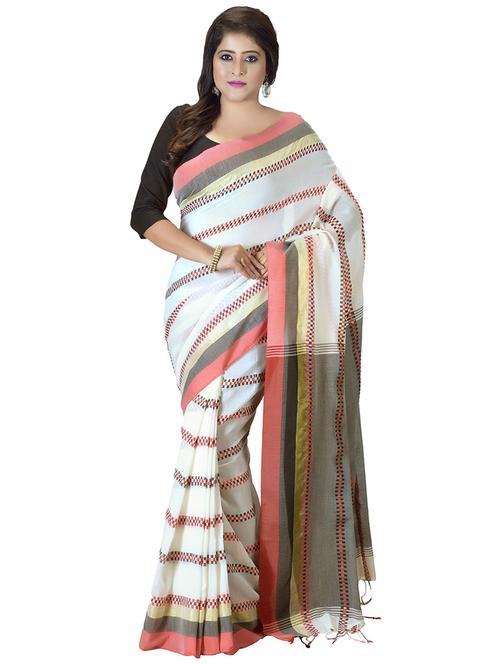 women's embroidered saree with blouse - 20614096 - Standard Image - 0