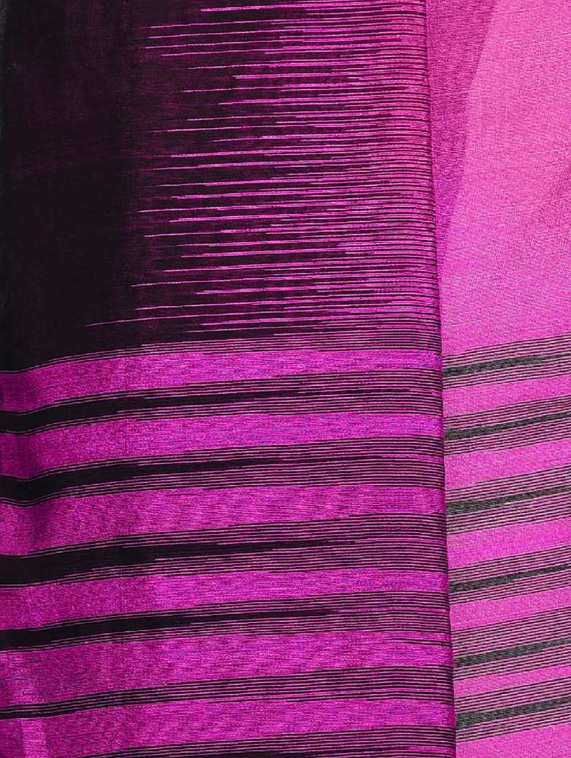 women pink printed ikat saree with blouse - 20614296 -  Standard Image - 1