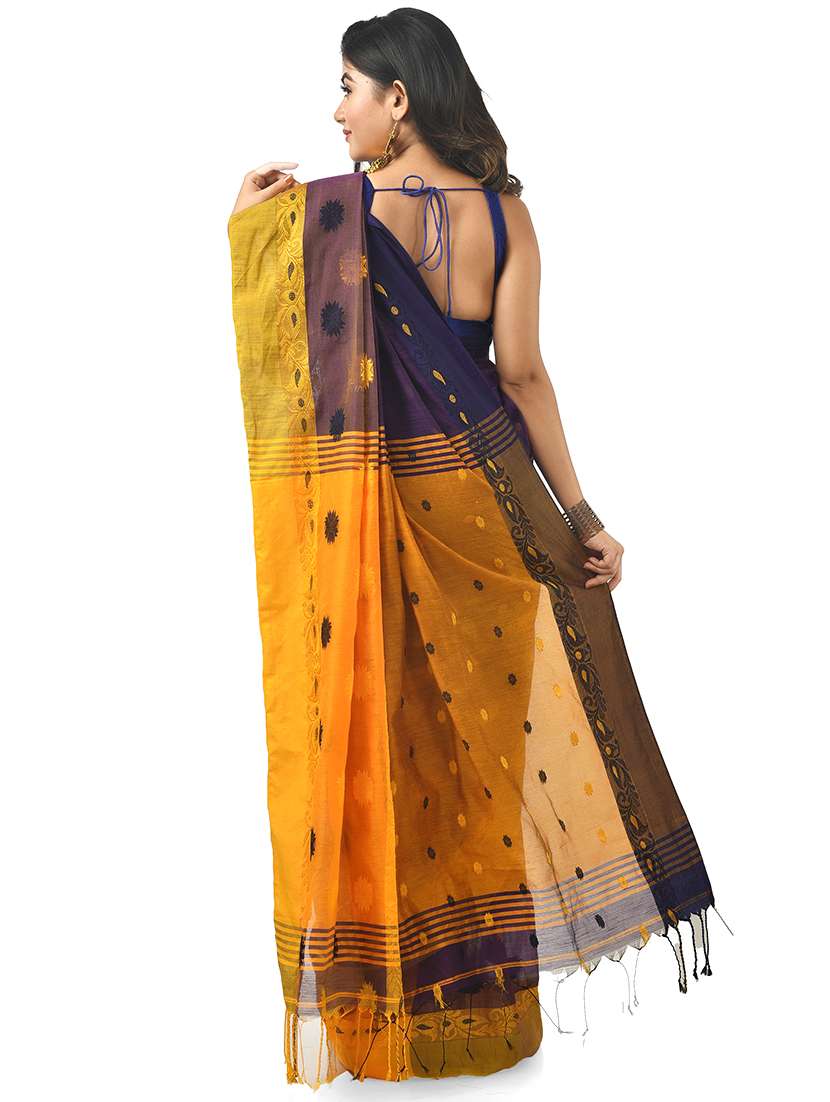 women multi color self design handloom saree with blouse - 20614399 -  Standard Image - 1