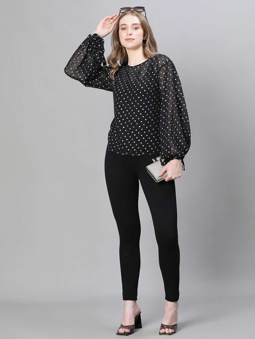 women self designed round neck top - 20615194 - Standard Image - 4